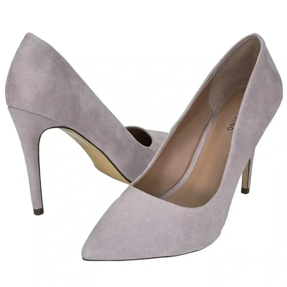 Call It Spring Agrirewiel Light Purple Microsuede Fabric Womens Heels Size 9M - Picture 11 of 12